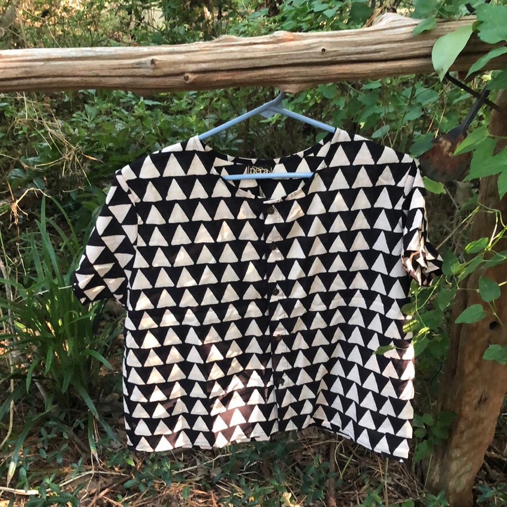 Etsy-made print light cotton top